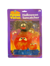 Vintage Pumpkin Time KMart Halloween Suncatcher NOS - £6.37 GBP