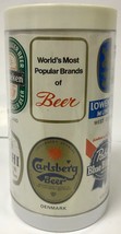 World&#39;s Most Popular Brands of Beer Thermal Beer Mug Pabst Blue Ribbon, ... - £7.50 GBP