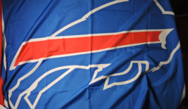 BUFFALO BILLS FLAG NEW 35" X 38" NFL Official With Grommets FREE SHIPPING - $16.82 BUFFALO BILLS FLAG NEW 35" X 38" NFL Official With Grommets FREE SHIPPING - $16.82