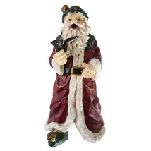 Santa Smoking His Pipe Cone Incense Burner 6.5&quot; - £9.93 GBP