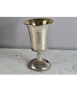 Vintage Jewish Judaica Sterling Silver Netafim Shabbat Kiddush Cup E942 - $2,826.91 MXN