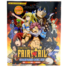 DVD English Dub Fairy Tail Complete TV Series Vol.1-328 End + 2 Movie - £52.47 GBP