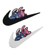 Stitch and Angel Disney Movie  Ohana Means Family Embroidered Iron On Pa... - £9.22 GBP