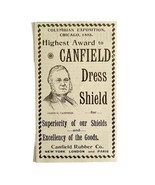 Canfield Rubber Co Worlds Fair 1894 Advertisement Victorian Fashion ADBN... - $28.11 CAD