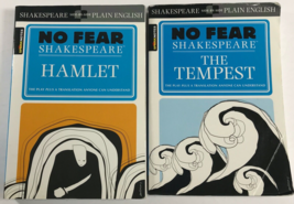 NO FEAR SHAKESPEARE Hamlet &amp; The Tempest by SPARK NOTES HOMESCHOOL - $8.09 CAD