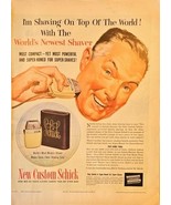 Schick New Custom World&#39;s Newest Shaver Top of the world-1954 Vintage Pr... - $180.58 MXN