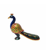 Wooden Painted Peacock Love Birds for Valentine Gifts - £39.96 GBP