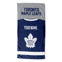 OFFICIAL NHL Jersey Personalized Beach Towel - Toronto Maple Leafs - $49.99