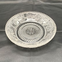 Duncan and Miller Bowl Small Fruit Dessert Sandwich Pattern Clear Glass 6 Inches - £12.01 GBP