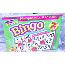 Multiplication &amp; Division Bingo Educational Math Game Homeschool Class N... - $15.93