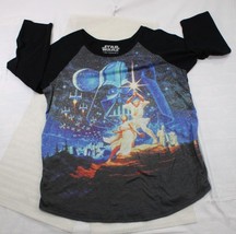 Star Wars Her Universe Starry Night Raglan Tee Shirt XL Polyester Blend - $221.77 MXN