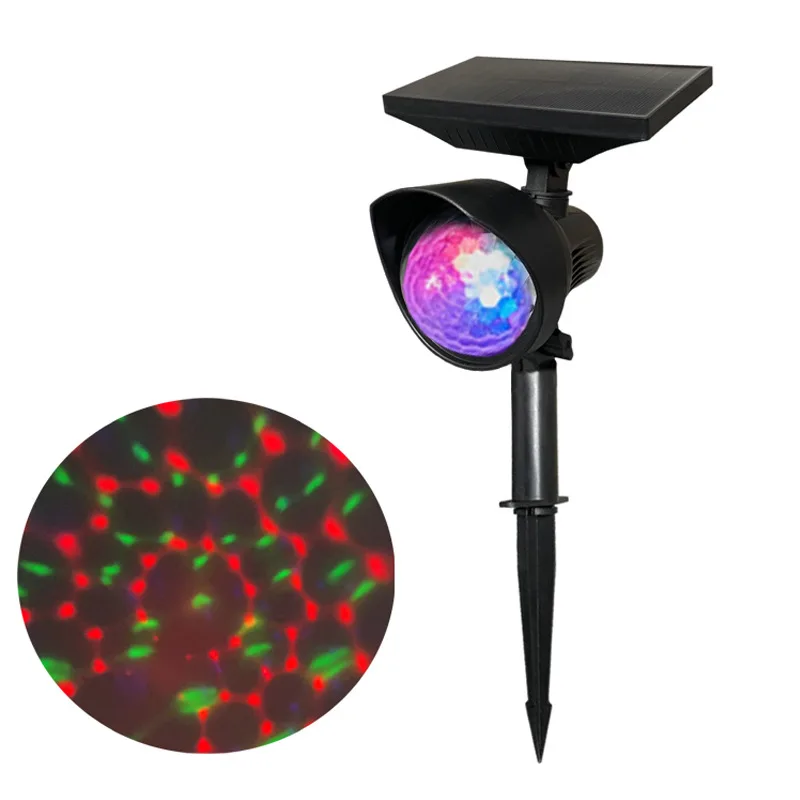 Solar Powered Rotating RGB Crystal Magic Ball Disco Stage Light Christma... - £182.16 GBP