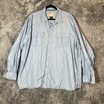 511 Tactical Shirt Mens XXL Light Blue Longsleeve Outdoors Casual Work Pockets - $18.39