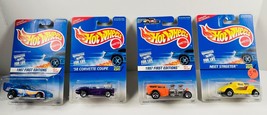 Lot 4- Hot Wheels: &#39;96 Firebird,&#39;58 Corvette Coup, &#39;97 Way 2 Fast, Neet ... - $20.58
