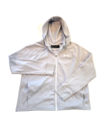 Under Armour Zip Up Sweatshirt Hoodie Fleece Youth Boys YXL Loose Fit Gray - $356.99 MXN