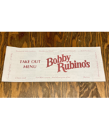 Defunct Bobby Rubino&#39;s take out menu Pittsburgh PA location movie photo ... - $27.68 CAD