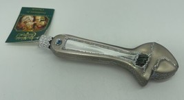 Old World Christmas - Vintage Glass Wrench Tool Christmas Ornament - 4.5&quot; x 1.5&quot; - £6.88 GBP