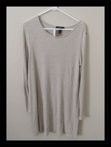 Forever 21 Ladies Oatmeal Knit Dress Knee Length Size Large  NWT - $14.84
