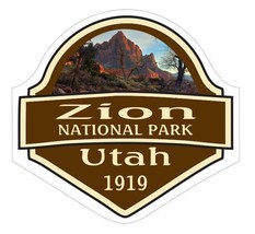 Zion National Park Sticker Decal R1465 Utah YOU CHOOSE SIZE - $1.95+