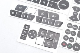 08-14 MERCEDES-BENZ W204 C300 BUTTON SWITCH STICKER SET E5372 image 3