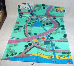 Vintage 1993 Mattel Polly Pocket Pollyville Play Mat - $17.99