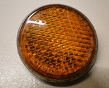 Vintage Soviet USSR Safety First Reflector To Fit On Bicycle Wheel Yellow - $13.49