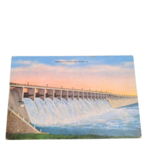 Postcard American Falls Dam American Falls Idaho Linen Vintage Unposted - £4.52 GBP