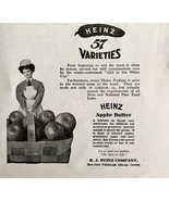 1906 Heinz 57 Apple Butter Advertisement Pittsburgh Ephemera 8 x 5.5" - €17,30 EUR 1906 Heinz 57 Apple Butter Advertisement Pittsburgh Ephemera 8 x 5.5" - €17,30 EUR