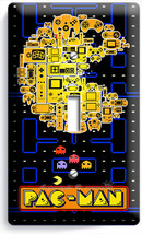 Video Game Theme Pac Man Arcade Board 1 Gang Light Switch Wall Plates Room Decor - £9.58 GBP