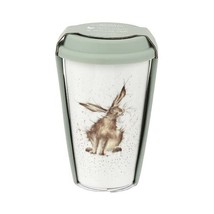 Wrendale WNKE78753-XW Travel Mug (Hare), Bone China, Multi Coloured, 9.5 x 9.5 x - $36.00