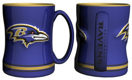 Baltimore Ravens Coffee Mug 14oz Sculpted Relief Team Color - $54.99