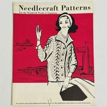Vintage Needlecraft Patterns Catalog Magazine Great Mid Century Graphics... - £9.81 GBP