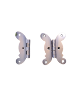 Lot of Vintage Solid Brass Door Hinges with Butterfly Detail Decor - 3&quot; ... - $39.66 CAD+