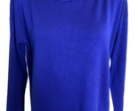 Spense Knits Women's Pullover Sweater Royal Blue Medium NWT - $18.99