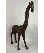 Giraffe Decor 16” Tall Metal Iron Decorative Giraffe Safari Decoration - $68.60