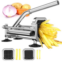 French Fry Cutter, Stainless Steel Potato Cutter with 1/2 Inch and 3/8 I... - $251.96