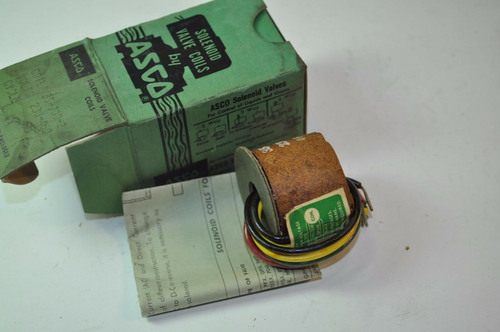 ASCO Solenoid Valve Replacement Coil Part# 35-709-2 - $15.90