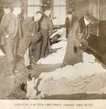 1904 Looking For Children Victims Chicago Iroquois Theater Fire Disaster... - €34,72 EUR