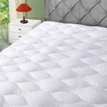 Kayfia Full Mattress Pad, Quilted &amp;Breathable Mattress Topper Full Size,... - $35.99