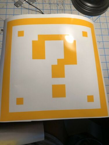 Nintendo Super Mario Brother| Luck Block|Block| Coin Block|Decal|Vinyl| Sticker