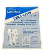 Vintage Craft World Stitch-Easel 8x8.75 in 1983 Transportable - £7.78 GBP