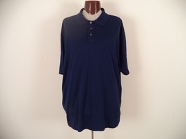 Men&#39;s Shirt. St. John&#39;s Bay. Blue. 3XL. Short Sleeve. 64% Cotton/ 36% Po... - £14.21 GBP