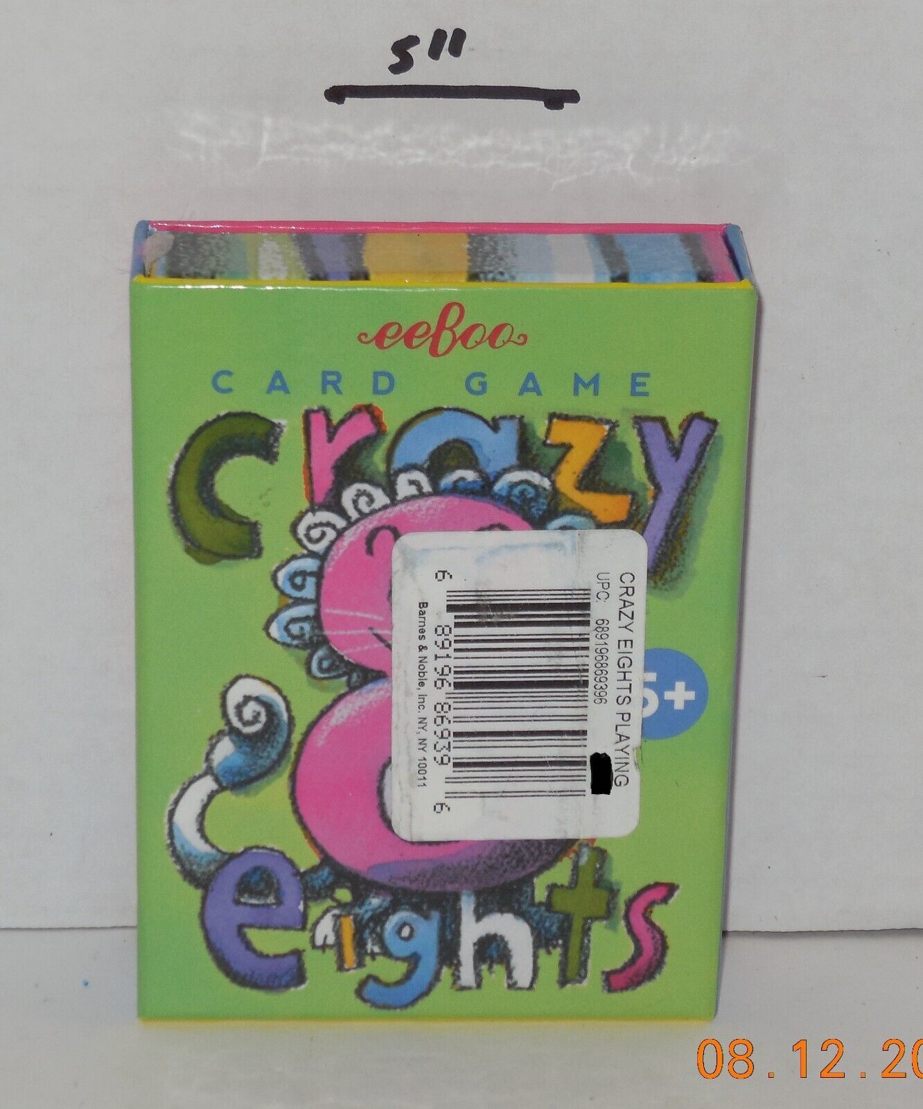 2016 Eeboo Crazy Eights Card Game - $10.29