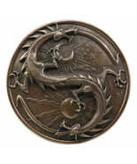 Double Dragon Alchemy in Robust Yin Yang Astrology Fusion Wall Plaque Sc... - £39.06 GBP