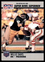 1990-91 Pro Set Super Bowl XXV Silver #75 Willie Davis Green Bay Packers - $1.79