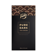 Fazer Pure Dark 70% cocoa chocolate bars 95g (set of eight) - £35.03 GBP