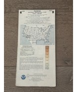 Vintage Sectional Aeronautical Chart Map of Phoenix 1985 20.5&quot; X 53&quot; - $41.14 CAD