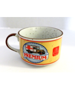 Crackers Nabisco Premium Soup Bowl Mug Cup Advertising 1991 Brown Speckl... - £14.53 GBP