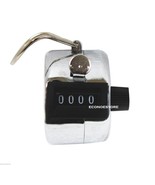Hand Number 4 Digit Display Number Chrome Counter or Golf Stroke Clicker - $7.98 CAD
