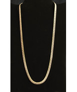 SS Braided Tri-Color Reversible Necklace - £27.45 GBP